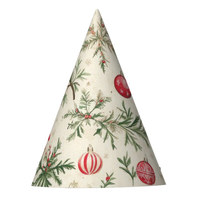 Weihnachtsmützen-Hut Partyhütchen (Vorderseite)