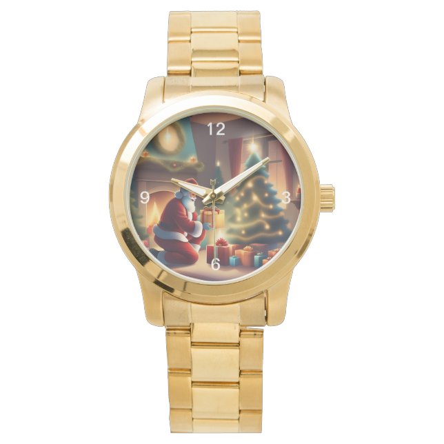 Weihnachtsnacht Armbanduhr (Vorderseite)