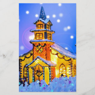 Weihnachtsnacht Briefpapier