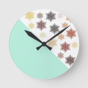 Weihnachtsnacht Runde Wanduhr
