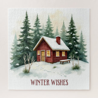 Weihnachtsnacht-Wunderland-Puzzle