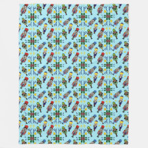 Weihnachtsnachtscreme Fleece Blanket