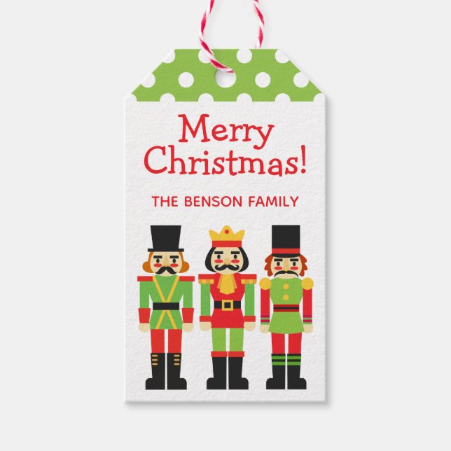 Weihnachtsnachtscreme Personalisierte Geschenketik Geschenkanhänger (Vorderseite)