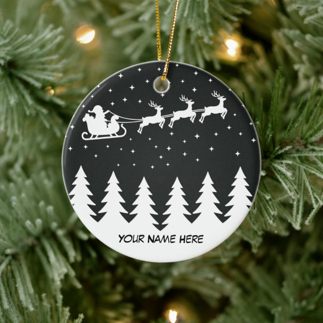 Weihnachtsnachtsmarkt Maßgeschneiderte Keramik Orn Keramik Ornament (Baum)