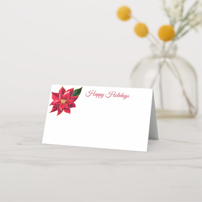 Weihnachtsnachtsnachtsnachtsnamenkarte Platzkarte (Vorderseite)