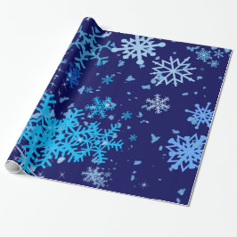 Weihnachtsnachtsschnee Geschenkpapier