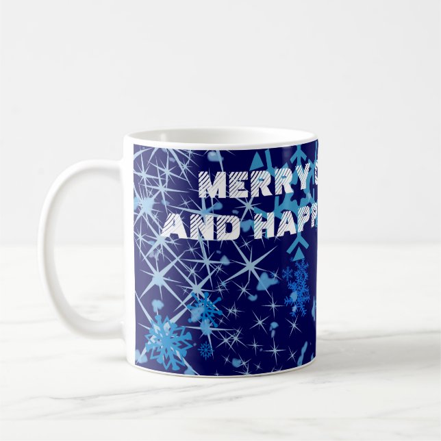 Weihnachtsnachtsschnee Kaffeetasse (Links)