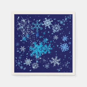 Weihnachtsnachtsschnee Serviette