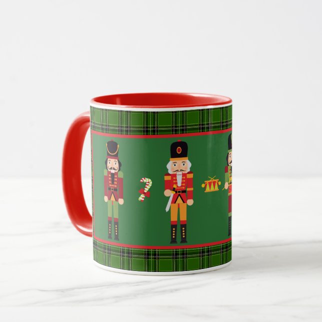 Weihnachtsnährkracker-Tasse Tasse (Vorderseite Links)