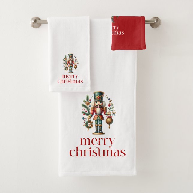 Weihnachtsnährungsmittel Badhandtuch Set (Insitu)