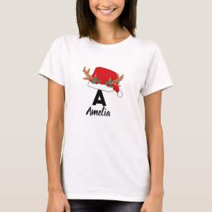 Weihnachtsname Personalisiert T-Shirt