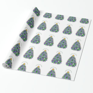 Weihnachtsnapa- valleyWeintraube-Baum Geschenkpapier