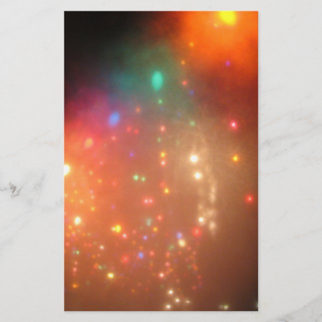 Weihnachtsnebel Briefpapier (Vorderseite)