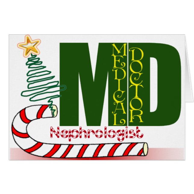 Weihnachtsnephrologe - Arzt-Spezialist (Vorderseite (Horizontal))