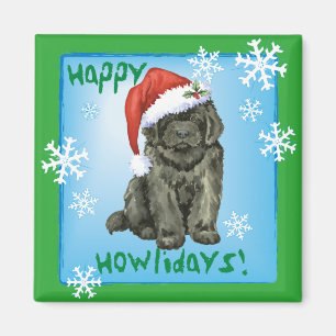 Weihnachtsneufundland Magnet