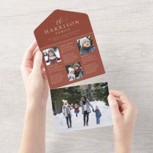 Weihnachtsnewsletter Familienupdate Weihnachtskart All In One Einladung