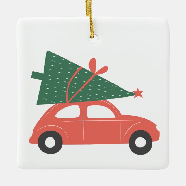 WeihnachtsNiedlich Keramikornament (Vorderseite)