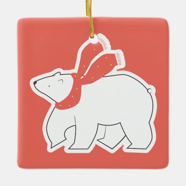 WeihnachtsNiedlich Keramikornament (Vorderseite)