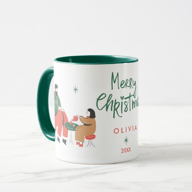 WeihnachtsNiedlich Tasse (Vorderseite Links)