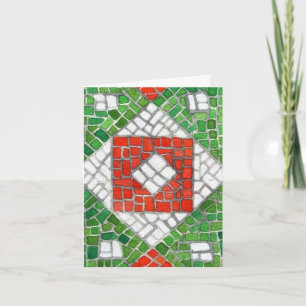 Weihnachtsnotecard / Vertikal Feiertagskarte