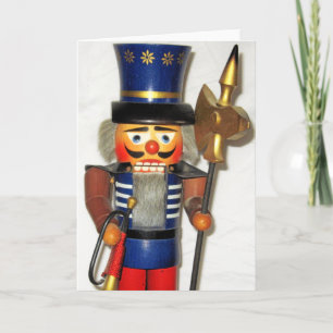 WEIHNACHTSnussknacker Feiertagskarte