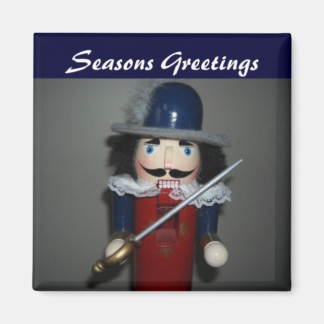 Weihnachtsnussknacker Magnet (Vorne)