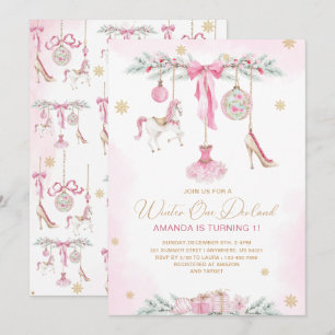 Weihnachtsnussknacker One DerLand rosa Ballett Bab Einladung