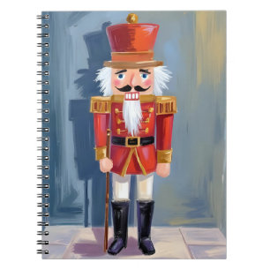 Weihnachtsnussknacker   Roter Soldat Wasserfarbe Notizblock