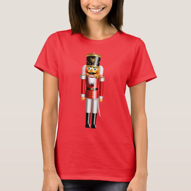 Weihnachtsnussknacker-Soldat T-Shirt (Vorderseite)