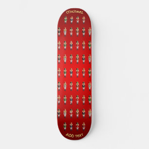 Weihnachtsnussknacker-Spielzeug-Soldaten Skateboard