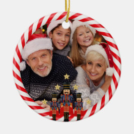 WeihnachtsNutcracker Familienname personalisieren Keramik Ornament