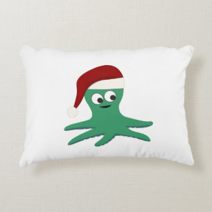 Weihnachtsoctopus Dekokissen