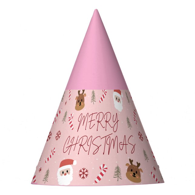 Weihnachtsohle Partyhütchen (Vorderseite)