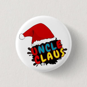 Weihnachtsonkel Claus Button
