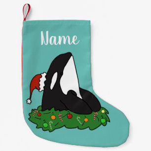 Weihnachtsorca Kleiner Weihnachtsstrumpf
