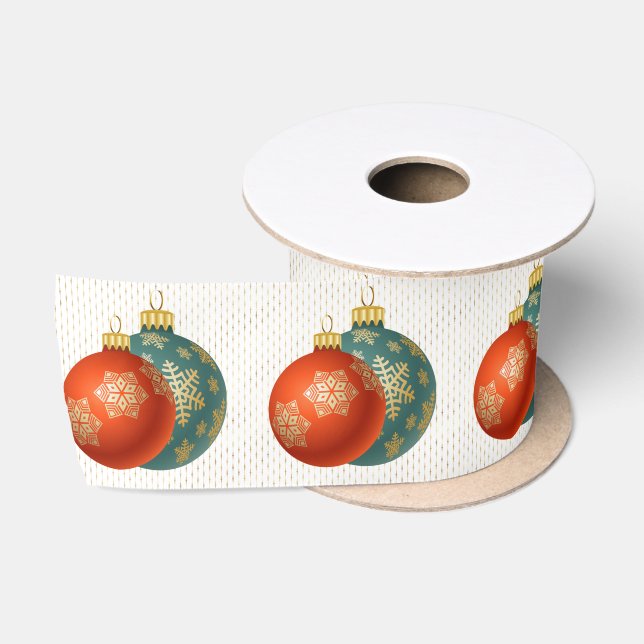 Weihnachtsornamente Band Satinband (Spule)