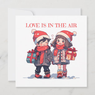 Weihnachtspaar - Liebe liegt in der Luft
