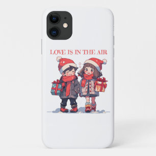 Weihnachtspaar - Liebe liegt in der Luft Case-Mate iPhone Hülle