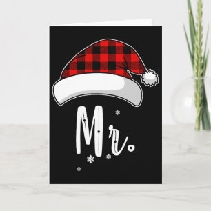 Weihnachtspaare für Paare, Rot P Karte