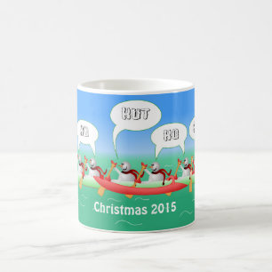 Weihnachtspaddel Kaffeetasse