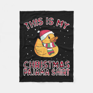 Weihnachtspajamas für Familien-Enten Das ist mein  Fleecedecke