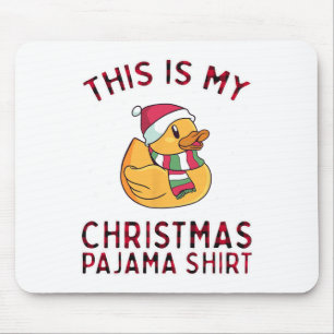 Weihnachtspajamas für Familien-Enten Das ist mein  Mousepad