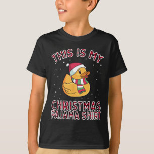 Weihnachtspajamas für Familien-Enten Das ist mein T-Shirt