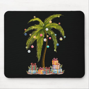Weihnachtspalme Tree Light Hawaiian Tropical Funny Mousepad