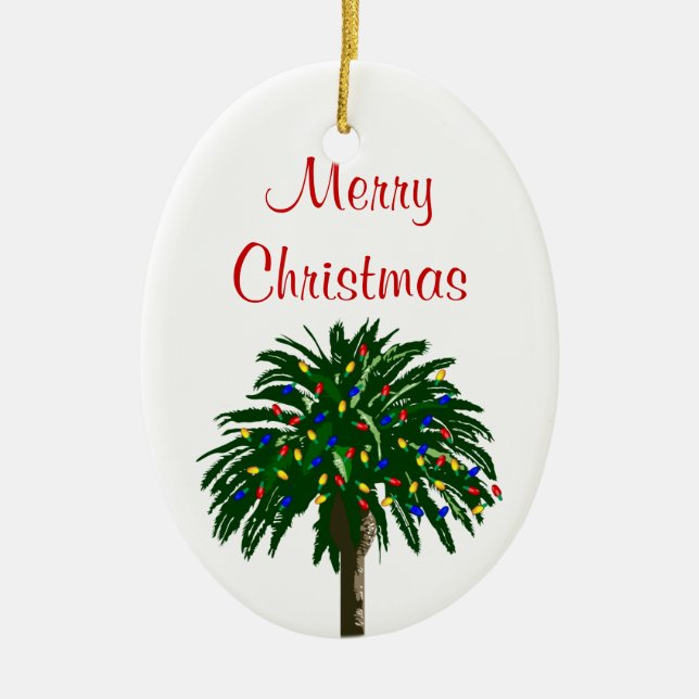 Weihnachtspalme Tree Ornament (Vorne)