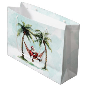 Weihnachtspalme Tree Santa Hammock Tropical Große Geschenktüte