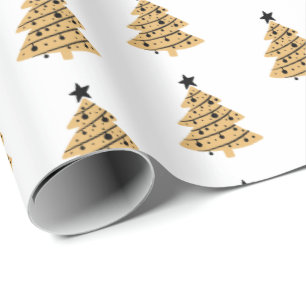 Weihnachtspapier - Bäume Geschenkpapier