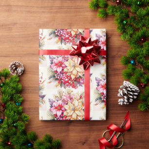 Weihnachtspapier für Blume Geschenkpapier