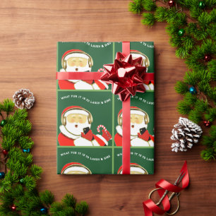 Weihnachtspapier für Musikliebhaber Geschenkpapier