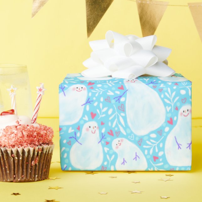 Weihnachtspapier für Snowman Geschenkpapier (Geburtstagsparty)